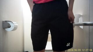 新Tennis㉗ ４名収録！かわいいスポブラ娘ちゃんが急に生理がきちゃって叫んでます・・( ﾟДﾟ) voyeur jp 160526 09