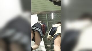 青チェ遠征vol7後編 ムチムチ青チェちゃん2人組ラストバレ voyeur jp