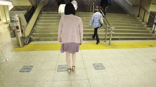 高画質 脱力系ヲタクを尾行 盗撮してみたらとんでもないドエロおパンティーを履いていた件 voyeur jp