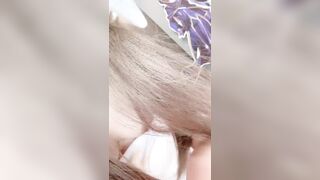 コスプレロールプレイング【張婉夢】ダイヤルペニスを膣に挿入、白い液体がはっきりと流れ出る china 3