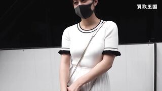 パンツ買取交渉 パイパンまんこの某大手ディーラー美人 まん肉接写と食い込みtバック 使用済みブルセラ voyeur jp