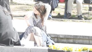 新作です ｆｈｄ 大変です 彼氏に夢中になり パンツが見えてますよ２２８ voyeur jp